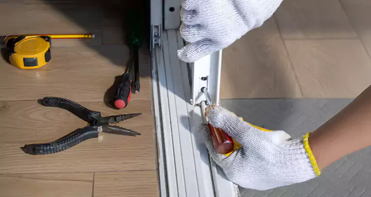 Backyard Sliding Door Track Repair in Sunny Isles Beach, FL