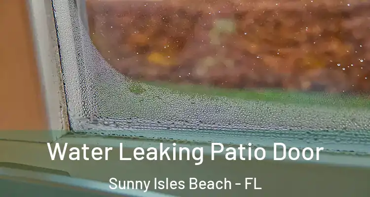 Water Leaking Patio Door Sunny Isles Beach - FL